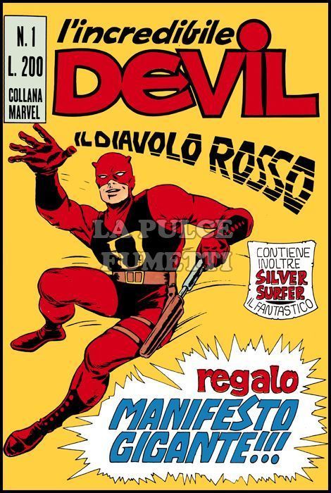 L'INCREDIBILE DEVIL #     1: IL DIAVOLO ROSSO - NO MANIFESTO